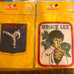 Bruce Lee Embroidered Patches!